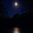 p�i na�em cyklov�letu jsme spali u �eky Salzach a naskytla se mi n�dhern� pod�van� na m�s�c